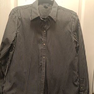 Ralph Lauren black & wire button up